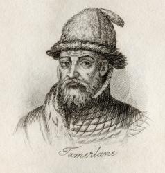 Tamerlane (engraving) | Obraz na stenu