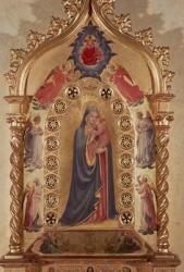 Madonna of the Stars (oil on panel) (see also 79357) | Obraz na stenu