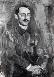 Portrait of Albert Marquet (oil on canvas) (b/w photo) | Obraz na stenu