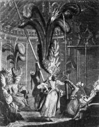A Hint to the Ladies to take Care of their Heads, printed by Sayer + Bennet, 1776 (engraving) | Obraz na stenu