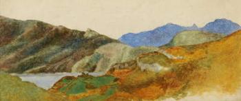 Mountain Landscape, 1843-47 (oil on canvas) | Obraz na stenu