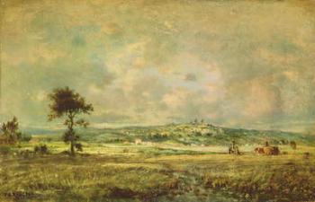 Effects of a Storm, View of the Plain of Montmartre (oil on canvas) | Obraz na stenu