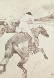The Jockey, 1899 (colour lithograph) | Obraz na stenu