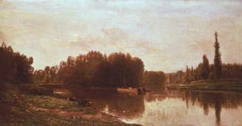 The Confluence of the River Seine and the River Oise | Obraz na stenu