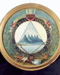 Badge of the Federation of Guatemala, 15th September 1821 (oil on panel) | Obraz na stenu