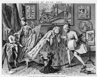 Taste in High Life, 1746 (engraving) | Obraz na stenu