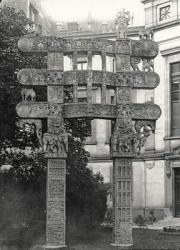 Porte Orientale du Tumulus de Sanchie (b/w photo) | Obraz na stenu