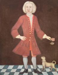 Portrait of Jonathan Bentham, c.1725 (oil on canvas) | Obraz na stenu