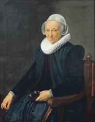 Portrait of an Old Woman, 1624 (oil on canvas) | Obraz na stenu