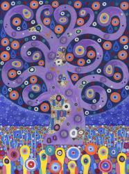 The Peacock Tree, 2011, (acrylic on canvas) | Obraz na stenu