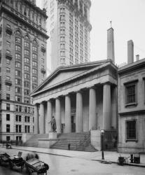 U.S. Sub Treasury, New York, N.Y., c.1905 (b/w photo) | Obraz na stenu
