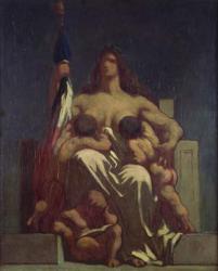 The Republic (sketch), 1848 (oil on canvas) | Obraz na stenu