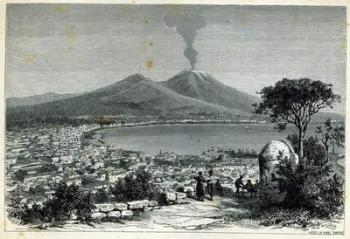 General View of Naples (engraving) | Obraz na stenu