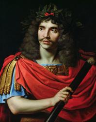 Moliere in the Role of Caesar in 'The Death of Pompey' (oil on canvas) | Obraz na stenu