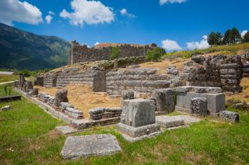 Greece. Ruins of ancient Dodoni. (photo) | Obraz na stenu