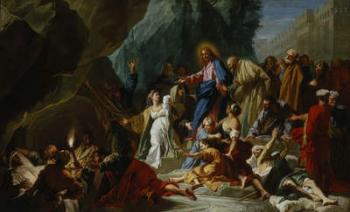The Raising of Lazarus, c.1711 (oil on canvas) | Obraz na stenu