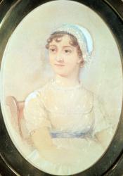 Portrait of Jane Austen (1775-1817) (w/c on paper) | Obraz na stenu