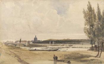 On the Seine, 1831 (w/c on paper) | Obraz na stenu