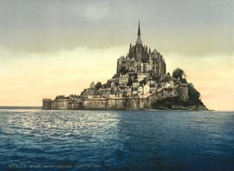 East coast at high water, Le Mont St. Michel, France | Obraz na stenu