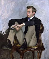 Portrait of Auguste Renoir (1841-1919), 1867 (oil on canvas) | Obraz na stenu