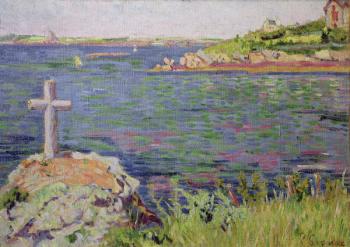 Saint-Briac, the Sailor's Cross, 1885 (oil on canvas) | Obraz na stenu