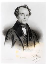 Portrait of Alexandre Dumas Fils (1824-95) engraved by Gregoire and Deneux (litho) (b/w photo) | Obraz na stenu