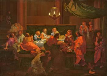 The Last Supper (oil on canvas) | Obraz na stenu