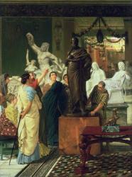 Dealer in Statues (oil on canvas) | Obraz na stenu