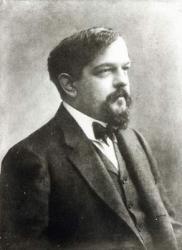 Claude Debussy, c.1908 (b/w photo) | Obraz na stenu