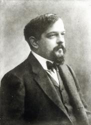 Claude Debussy, c.1908 (b/w photo) | Obraz na stenu