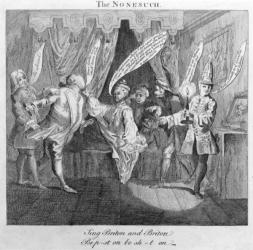 The Nonesuch, circa 1748 (engraving) | Obraz na stenu