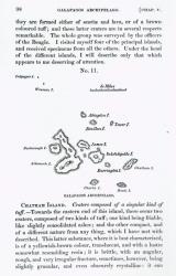 Map of the Galapagos Archipelago, 1844 (engraving) (b/w photo) | Obraz na stenu