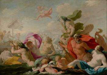 Marine Gods Paying Homage to Love, c.1636-8 (oil on canvas) | Obraz na stenu