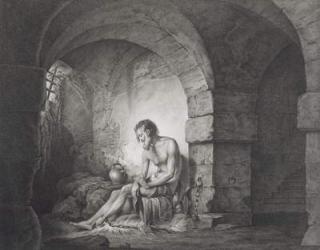 The Captive, engraved by Thomas Ryder (1746-1810) 1786 (stipple engraving) | Obraz na stenu