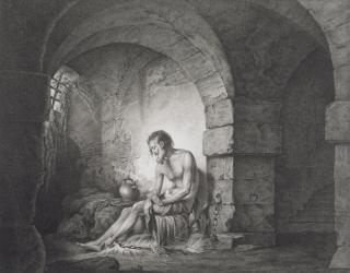 The Captive, engraved by Thomas Ryder (1746-1810) 1786 (stipple engraving) | Obraz na stenu