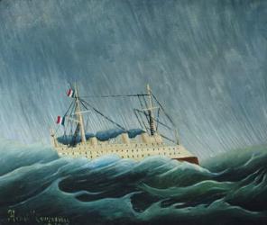 The storm-tossed vessel, c.1899 (oil on canvas) | Obraz na stenu