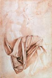 Inv. 1887-5-2-118 Recto (W.10) Study of drapery (drawing) | Obraz na stenu
