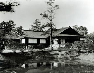 Katsura Imperial Villa, Kyoto (b/w photo) | Obraz na stenu