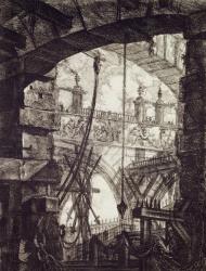 Carceri IV, 1760 (etching) | Obraz na stenu