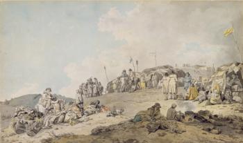 Donnybrook Fair, 1782 (pen, ink and w/c on paper) | Obraz na stenu