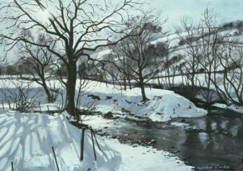 Winter River, 1996 (gouache) | Obraz na stenu