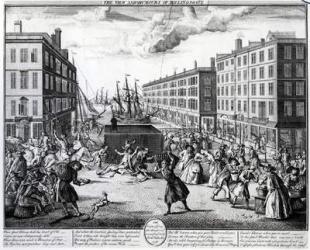 The View and Humours of Billingsgate, 1736 (engraving) | Obraz na stenu