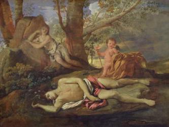 Echo and Narcissus (oil on canvas) | Obraz na stenu