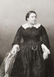 Madame Marietta Alboni (1824-94) engraved by D.J. Pound from a photograph, from 'The Drawing-Room of Eminent Personages, Volume 2', published in London, 1860 (engraving) | Obraz na stenu