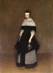 Female portrait (oil on panel) | Obraz na stenu