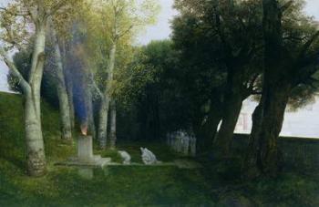 Sacred Grove, 1886 (oil on panel) | Obraz na stenu