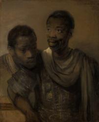Two Negroes, 1661 (oil on canvas) | Obraz na stenu