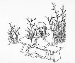 Confucius Teaching (engraving) | Obraz na stenu