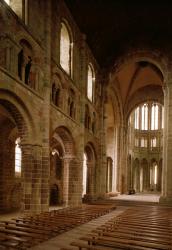 View of the nave from the choir, 1020-1135 (photo) (see also 181868) | Obraz na stenu