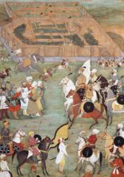 Surrender of Kandahar to Said Khan, c.1640 (gouache on paper) | Obraz na stenu